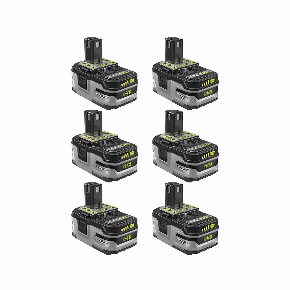 18-Volt ONE+ Lithium-Ion 4.0 Ah LITHIUM+ HP High Capacity Battery (6-Pack) - Super Arbor