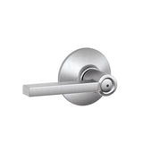 Latitude Matte Black Privacy Bed/Bath Door Lever - Super Arbor