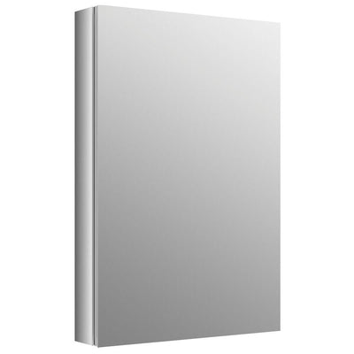 Verdera 20 in. W x 30 in. H Recessed Medicine Cabinet in Anodized Aluminum - Super Arbor