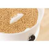 Classic 20-Cup 11-Speed White Grain Mill with Removable Filter