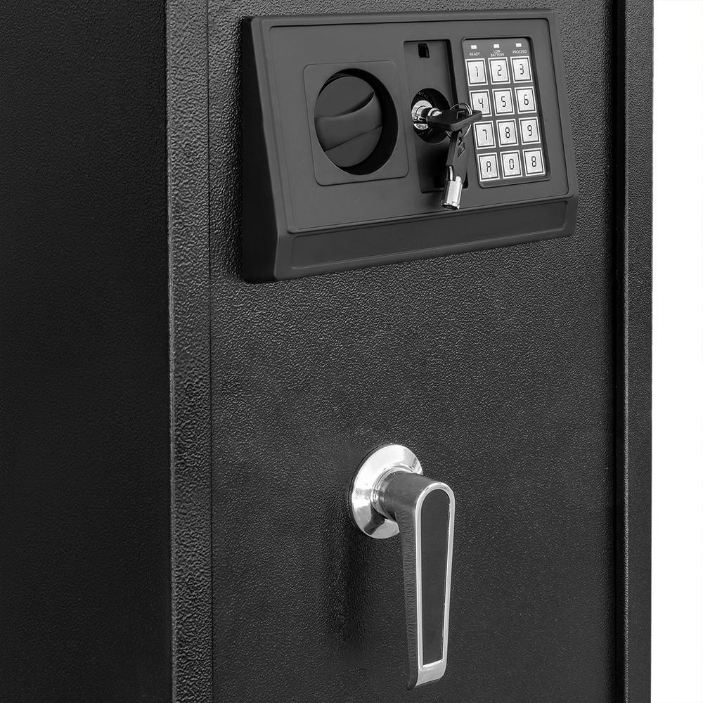 9-Gun Safe Electronic Lock Combination Security Box, Textured Black - Super Arbor