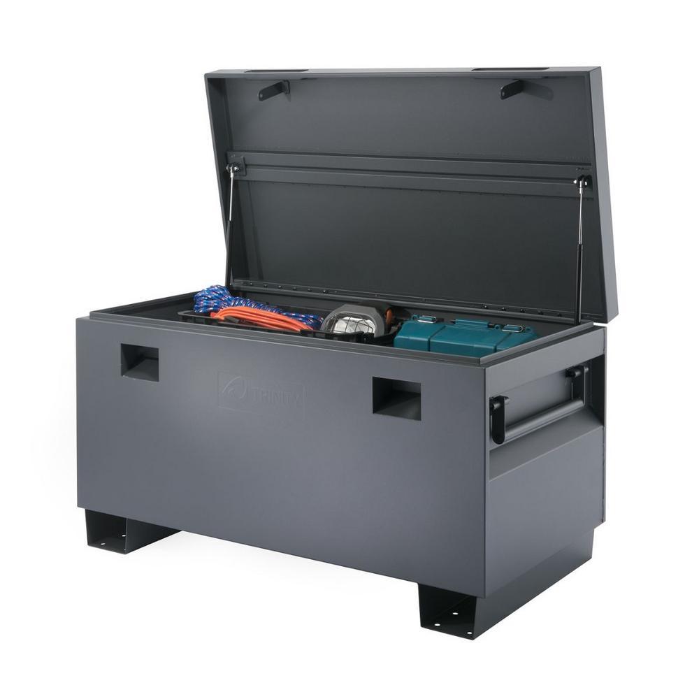 45 in. Job Site Box, Gray - Super Arbor