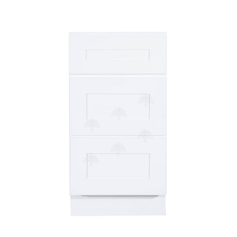 Lancaster Shaker Assembled 24 in. W x 21 in. D x 33 in. H Bath Vanity Cabinet with 2 Doors in White - Super Arbor