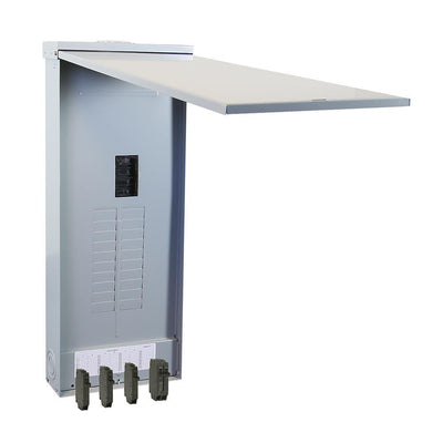 200 Amp 20-Space 40-Circuit Main Breaker Outdoor Load Center Contractor Kit - Super Arbor