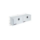 Weather Guard 64.25 White Steel Full Size Top Mount Truck Tool Box - Super Arbor