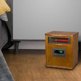 1800 sq. ft. 1500-Watt 2-Lifesmart 6-Element Portable Infrared Quartz Electric Space Heaters - Super Arbor