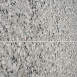 Kobe Flakes Smoke Gray 24x24 Terrazzo Look Matte Porcelain Tile - Lux Tile