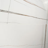 Minera Sahara Blanco White 24x48 Polished Porcelain Tile - Lux Tile