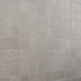 Lux Tile New Rock Fumo Light Gray 2x2 Matte Porcelain Mosaic Tile