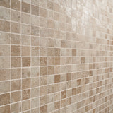Seville Delfi Beige 2x2 Porcelain Mosaic Tile - Travertine Look