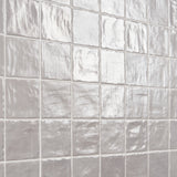 Montauk Fog Gray 4x4 Mixed Finish Ceramic Tile by Lux Tile