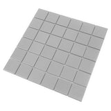 Serenity Dark Gray 2x2 Matte Porcelain Mosaic Tile - Lux Tile