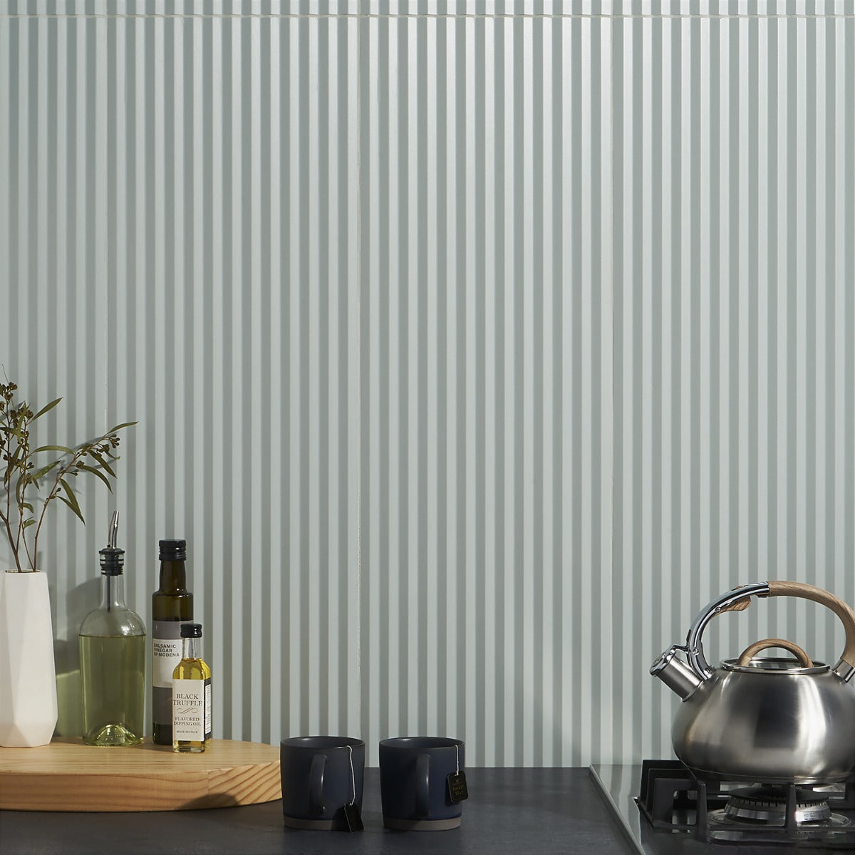 Lux Tile Mod Aquamarine 12x36 3D Matte Ceramic Wall Tile