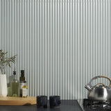 Lux Tile Mod Aquamarine 12x36 3D Matte Ceramic Wall Tile