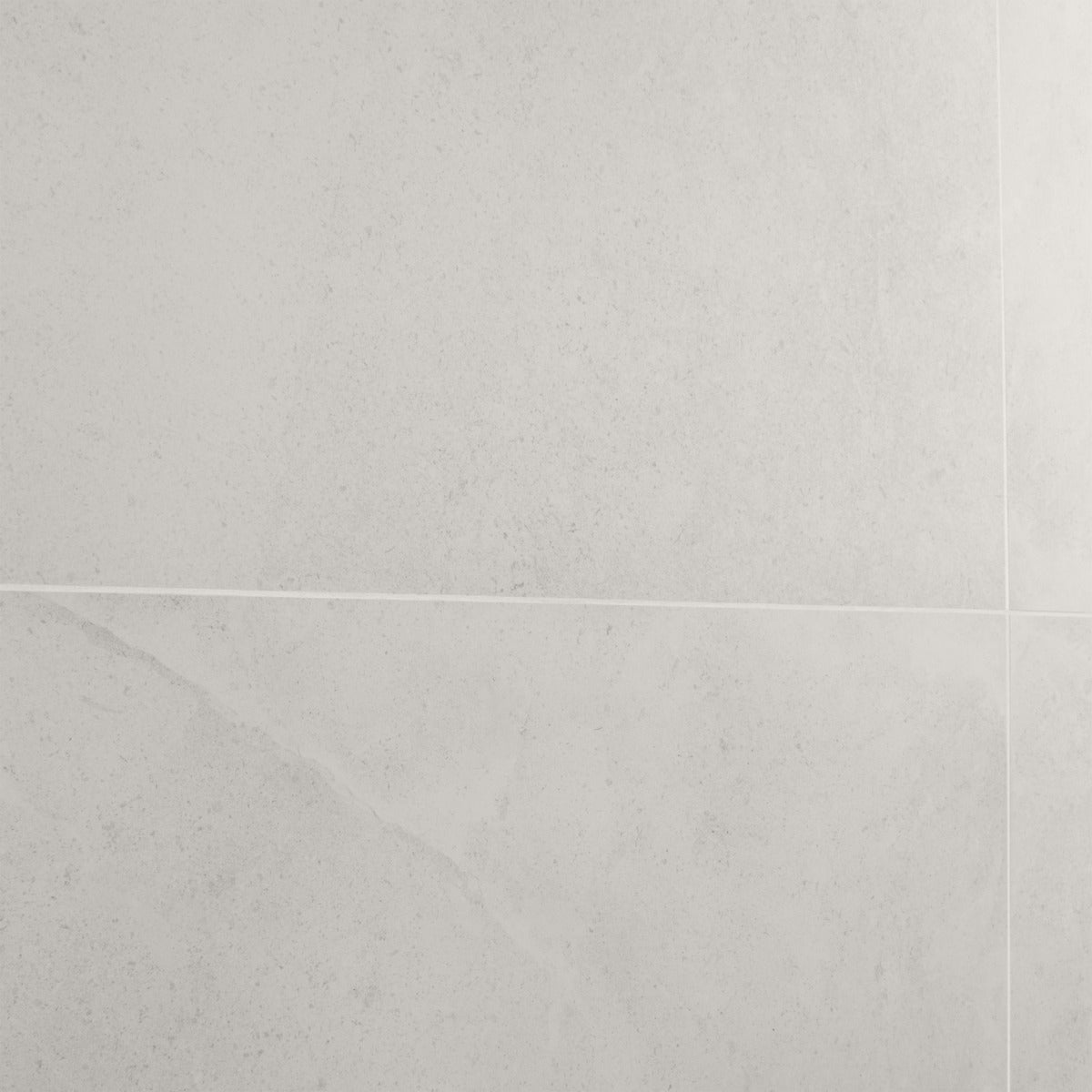 Lux Tile New Rock Perla White Matte Porcelain Tile 24x48