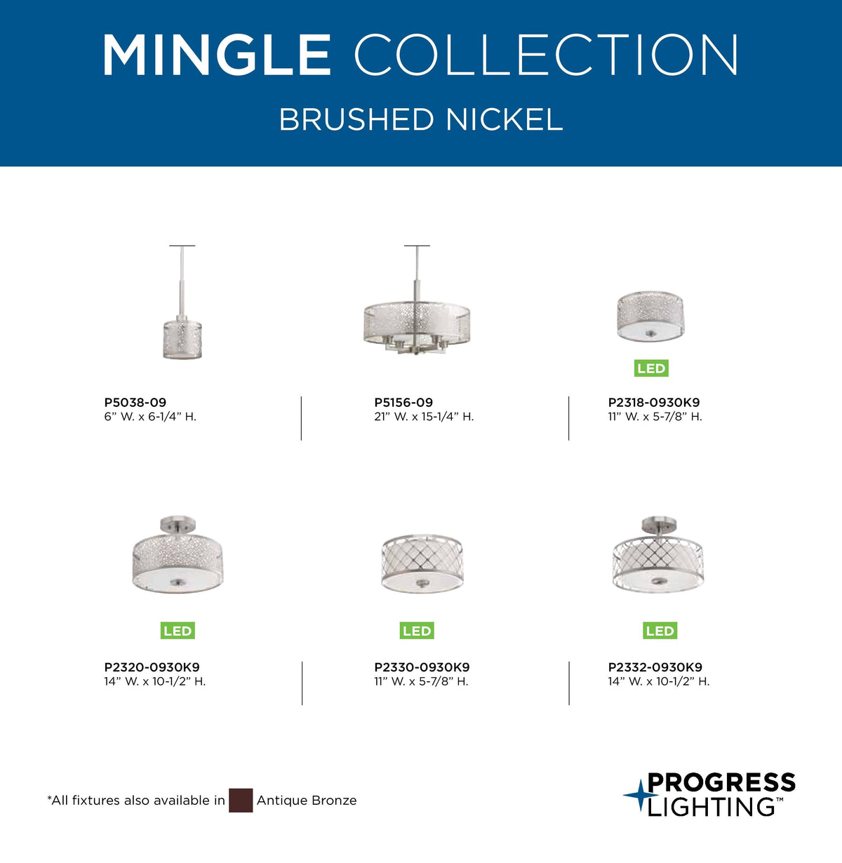 Progress Lighting Mingle 4-Light Brushed Nickel Transitional Etched Glass Cylinder Medium Hanging Pendant Light