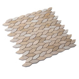 Apollo Tile (Sample) Sparta Beige 4-in x 4-in Polished Marble Patterned Floor and Wall Tile