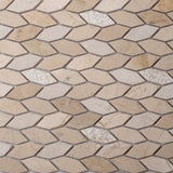Apollo Tile (Sample) Sparta Beige 4-in x 4-in Polished Marble Patterned Floor and Wall Tile