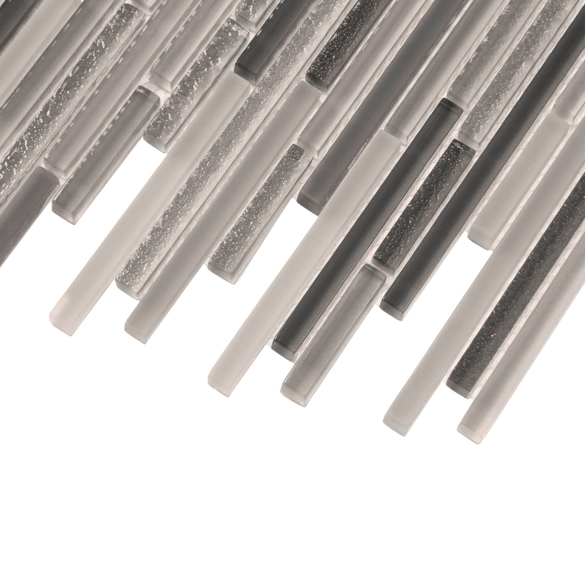 Apollo Tile (Sample) Waterfall Beige and Gray 4-in x 4-in Multi-finish Marble Linear Marble Look Floor and Wall Tile