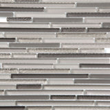 Apollo Tile (Sample) Waterfall Beige and Gray 4-in x 4-in Multi-finish Marble Linear Marble Look Floor and Wall Tile