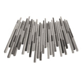 Apollo Tile (Sample) Waterfall Beige and Gray 4-in x 4-in Multi-finish Marble Linear Marble Look Floor and Wall Tile