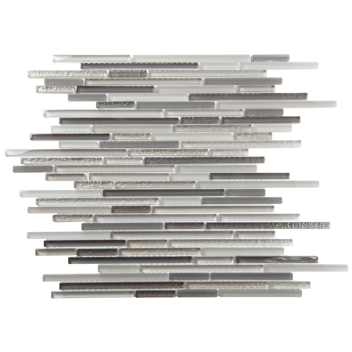 Apollo Tile (Sample) Waterfall Beige and Gray 4-in x 4-in Multi-finish Marble Linear Marble Look Floor and Wall Tile