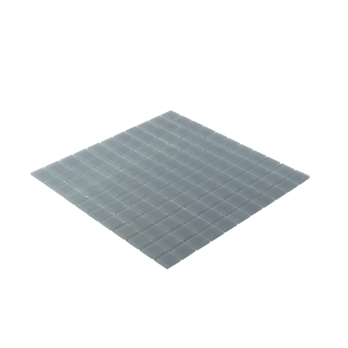 Apollo Tile (Sample) Floor and Wall Tile Ash Gray 4-in x 4-in Matte Glass Uniform Squares Floor and Wall Tile