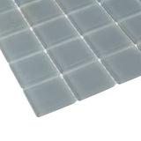 Apollo Tile (Sample) Floor and Wall Tile Ash Gray 4-in x 4-in Matte Glass Uniform Squares Floor and Wall Tile