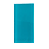 Apollo Tile (Sample) Wall Tile Cerulean Blue 3-in x 6-in Glossy Glass Brick Subway Wall Tile