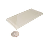 Apollo Tile (Sample) Wall Tile Beige 4-in x 6-in Glossy Glass Subway Wall Tile