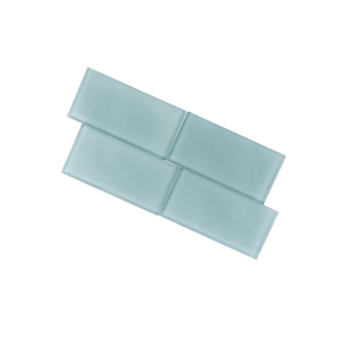Apollo Tile (Sample) Wall Tile Stone Gray 3-in x 6-in Matte Glass Brick Subway Wall Tile