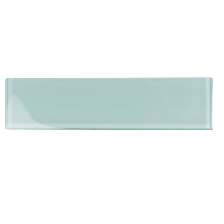 Apollo Tile (Sample) Wall Tile Cadet Blue 3-in x 12-in Glossy Glass Brick Subway Wall Tile
