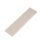Apollo Tile (Sample) Wall Tile Abalone Gray 3-in x 12-in Glossy Glass Brick Subway Wall Tile