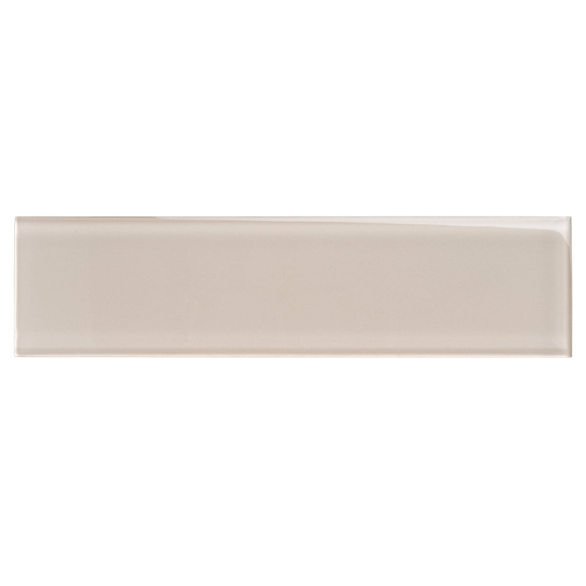 Apollo Tile (Sample) Wall Tile Abalone Gray 3-in x 12-in Glossy Glass Brick Subway Wall Tile