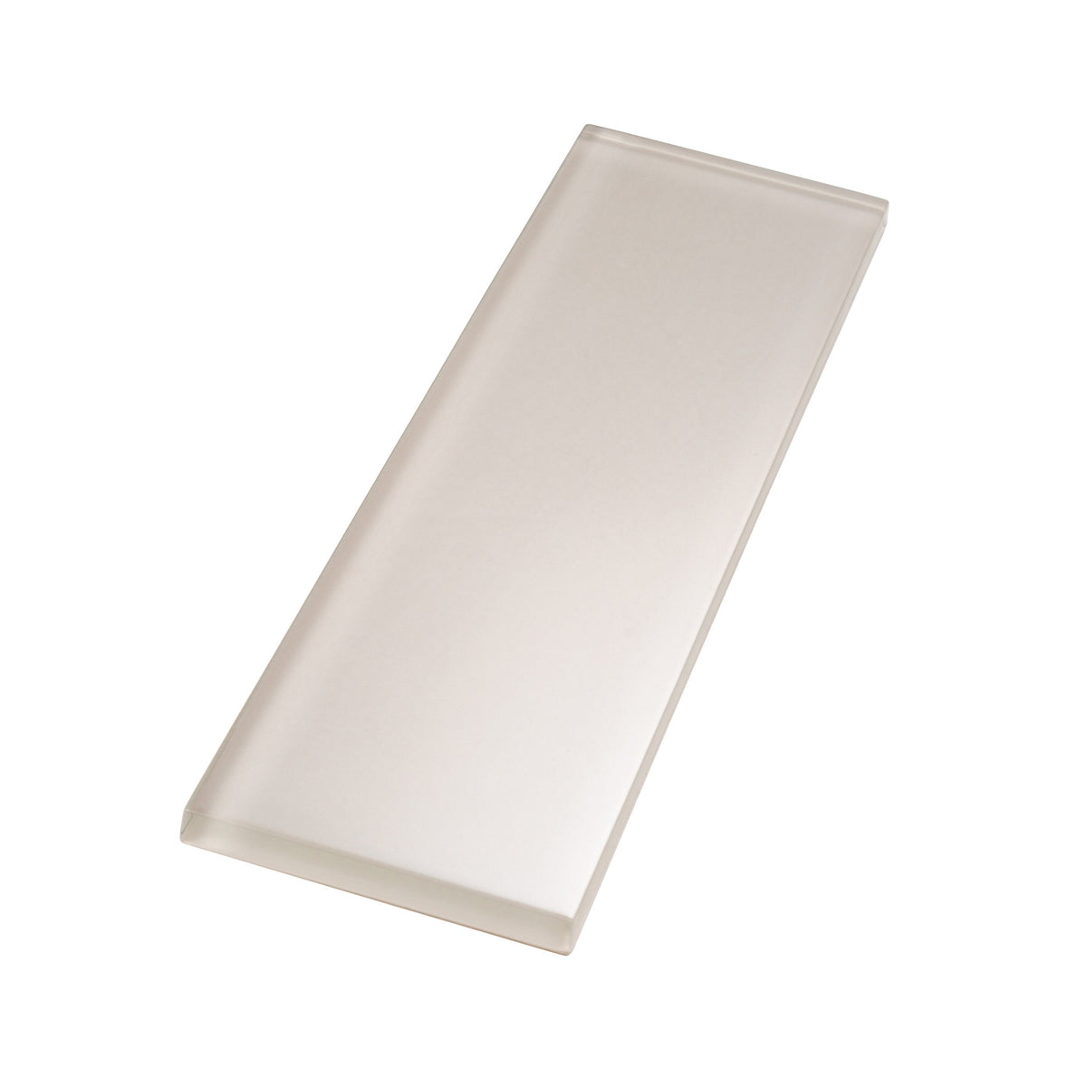 Apollo Tile (Sample) Wall Tile Abalone Gray 3-in x 12-in Glossy Glass Brick Subway Wall Tile