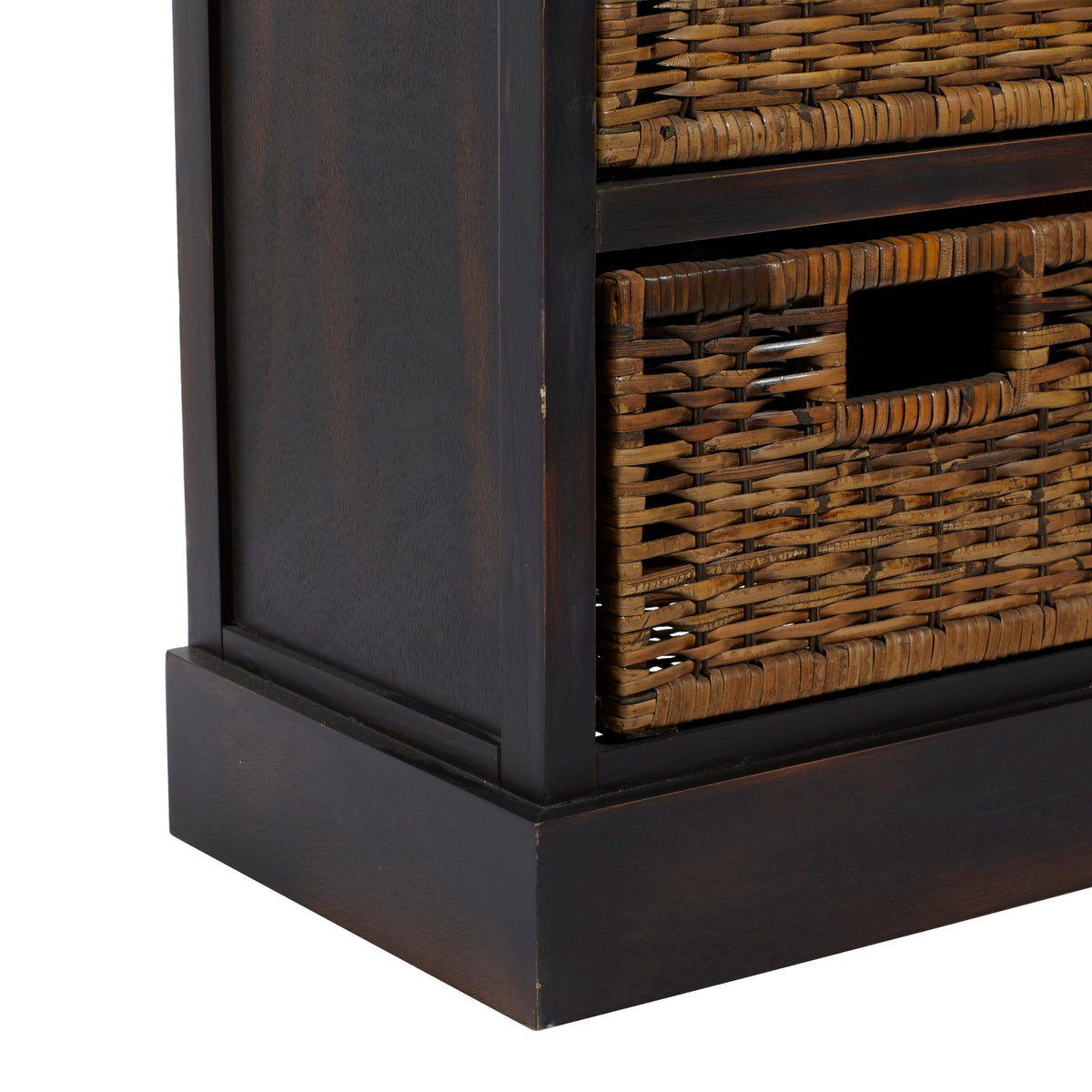 Grayson Lane Dark Brown Matte Fir 1-Drawer Accent Chest