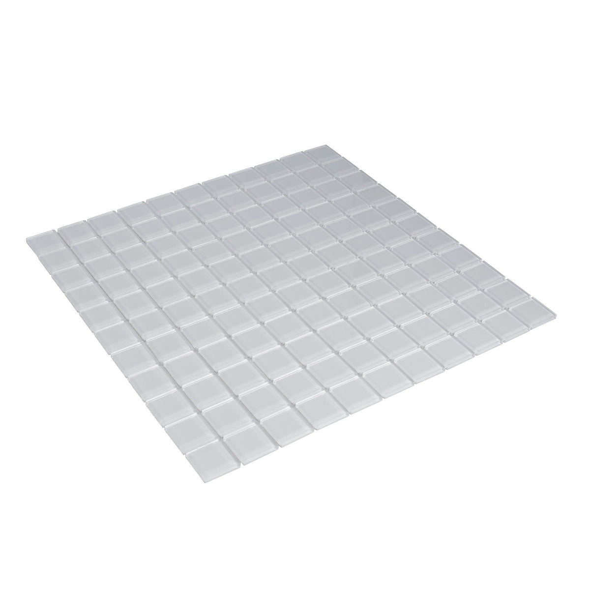 Apollo Tile (Sample) Floor and Wall Tile White 4-in x 4-in Glossy Glass Uniform Squares Floor and Wall Tile