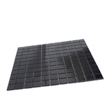 Apollo Tile (Sample) Floor and Wall Tile Black 4-in x 4-in Glossy Glass Uniform Squares Floor and Wall Tile