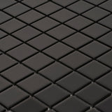 Apollo Tile (Sample) Floor and Wall Tile Black 4-in x 4-in Glossy Glass Uniform Squares Floor and Wall Tile