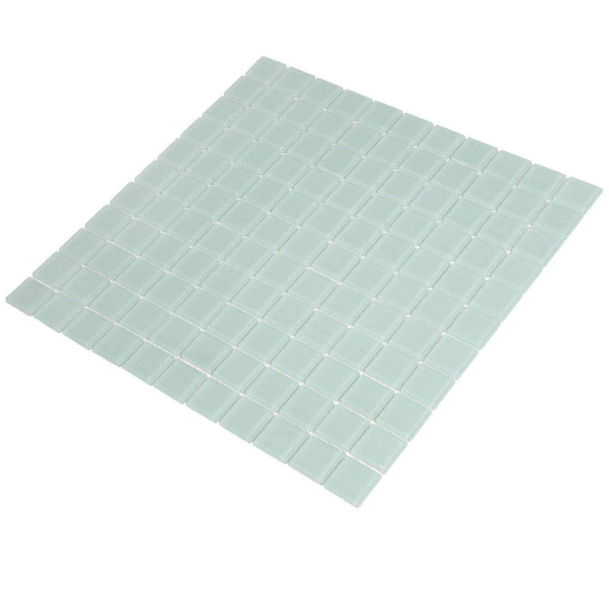 Apollo Tile (Sample) Floor and Wall Tile Cadet Blue 4-in x 4-in Matte Glass Uniform Squares Floor and Wall Tile