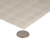 Apollo Tile (Sample) Floor and Wall Tile Abalone Gray 4-in x 4-in Matte Glass Uniform Squares Floor and Wall Tile