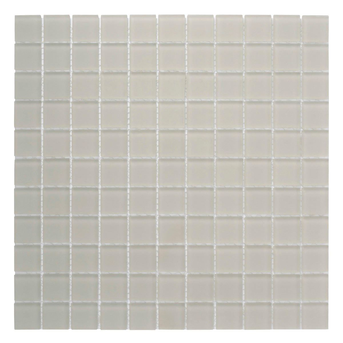 Apollo Tile (Sample) Floor and Wall Tile Abalone Gray 4-in x 4-in Matte Glass Uniform Squares Floor and Wall Tile