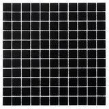 Apollo Tile (Sample) Floor and Wall Tile Black 4-in x 4-in Matte Glass Uniform Squares Floor and Wall Tile