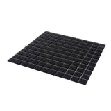 Apollo Tile (Sample) Floor and Wall Tile Black 4-in x 4-in Matte Glass Uniform Squares Floor and Wall Tile