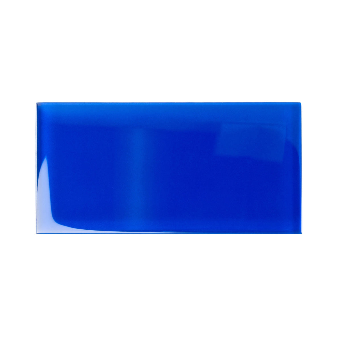 Apollo Tile (Sample) Wall Tile Royal Blue 3-in x 6-in Glossy Glass Brick Subway Wall Tile
