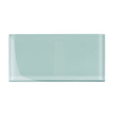 Apollo Tile (Sample) Wall Tile Cadet Blue 3-in x 6-in Glossy Glass Brick Subway Wall Tile