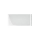 Apollo Tile (Sample) White 3-in x 6-in Glossy Glass Brick Subway Floor and Wall Tile