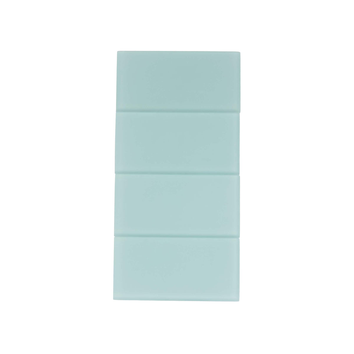 Apollo Tile (Sample) Wall Tile Cadet Blue 3-in x 6-in Matte Glass Brick Subway Wall Tile