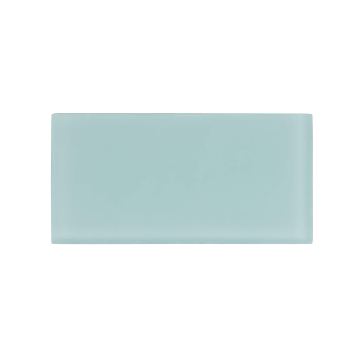 Apollo Tile (Sample) Wall Tile Cadet Blue 3-in x 6-in Matte Glass Brick Subway Wall Tile
