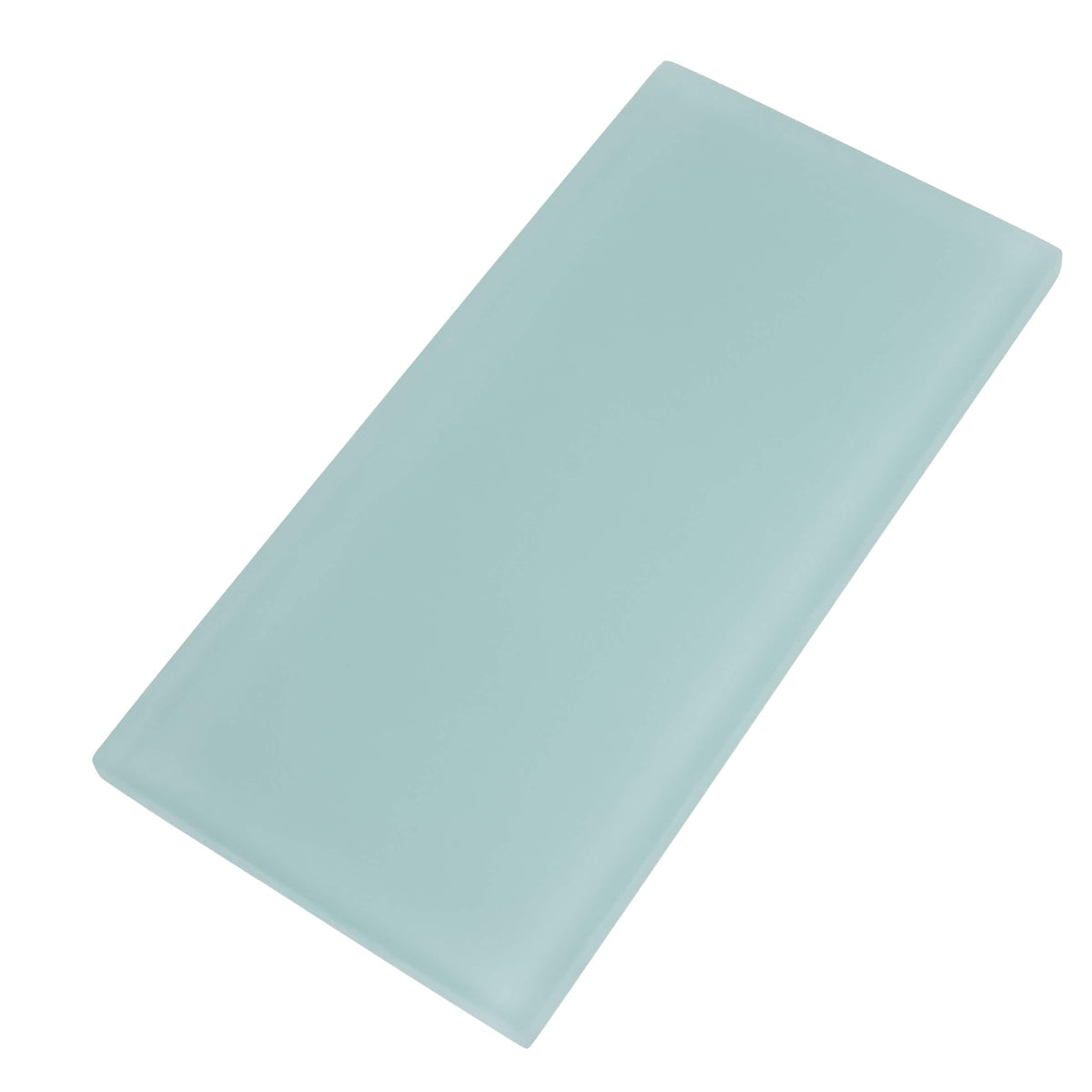 Apollo Tile (Sample) Wall Tile Cadet Blue 3-in x 6-in Matte Glass Brick Subway Wall Tile